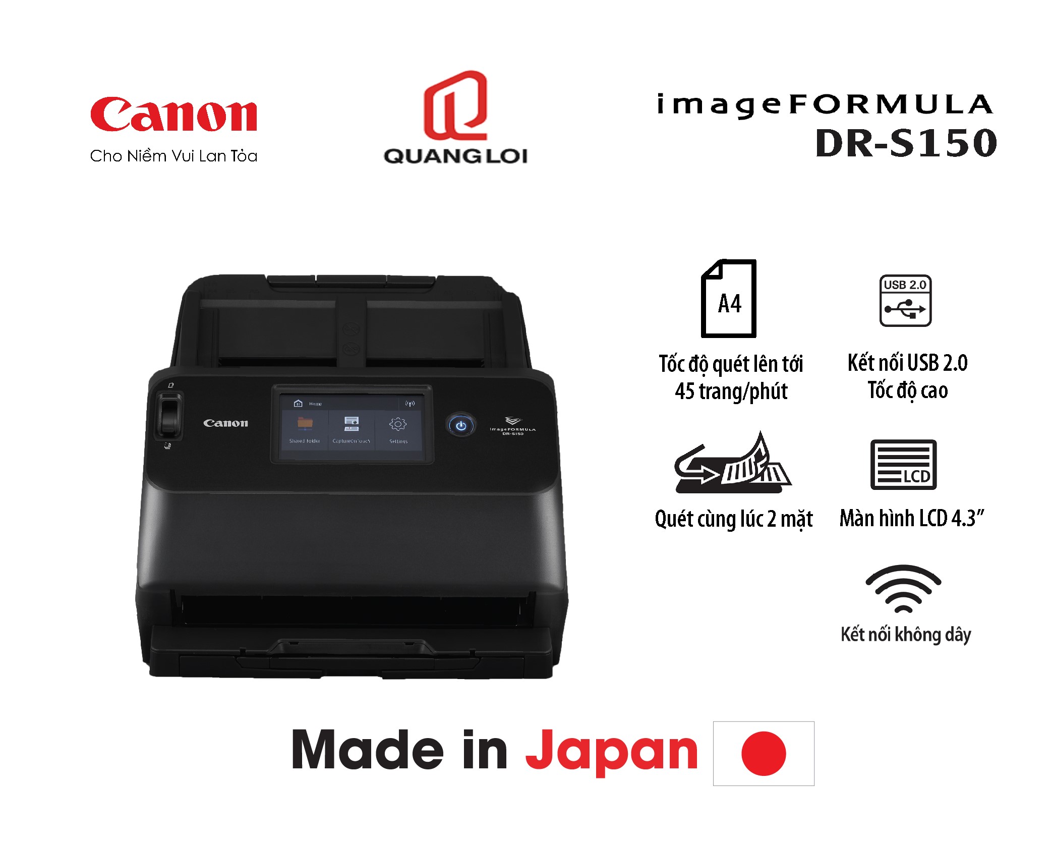 Máy Scan Canon DR-S150